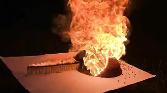 Match Chain Reaction VOLCANO ERUPTION Amazing Fire Domino