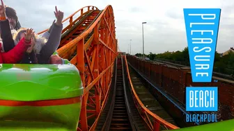 Nickelodeon Streak On-Ride POV & Off Ride | Blackpool Pleasure Beach