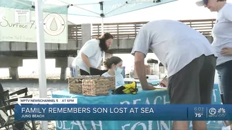 Community gathers to celebrate Perry Cohen's birthday with beach cleanup