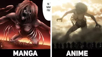 Manga VS Anime - Ymir Founding Titan - Attack On Titan Season 4 Part 2 Episode 5