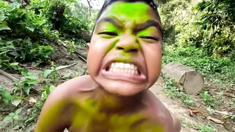 HULK BOY Funny Transformation failed due to fart | Hulk transformation