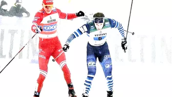 Olympics 2022 - Alexander Bolshunov wins Gold Medal - Men's 30km skiathlon