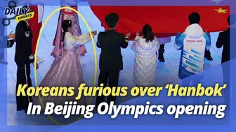 S. Korea enraged over 'Korean traditional dress' in Beijing Winter Games ceremony