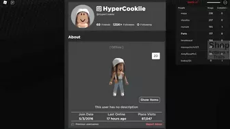 THIS ROBLOX YOUTUBER WAS BANNED AND HACKED! (HyperCookiie)