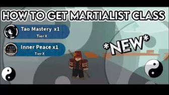 HOW TO GET THE *NEW* MARTIALIST CLASS | Critical Legends Roblox