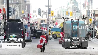 OTTAWA PROTEST UPDATE: A NEW CHALLENGE FOR POLICE,TOWING COMPANIES REFUSE TO MOVE CONVOY TRUCKS