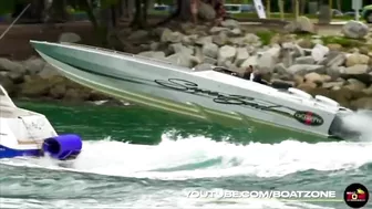 Cigarette Speedboats Big Air Compilation!