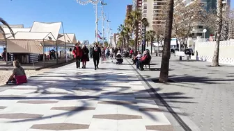 BENIDORM???????? LEVANTE BEACH February 2022 Costa Blanca SPAIN Walking Tour 4K