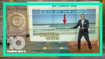 How to spot a rip current at the beach