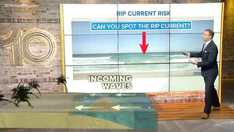 How to spot a rip current at the beach