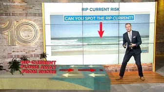 How to spot a rip current at the beach