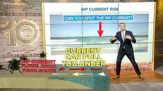 How to spot a rip current at the beach