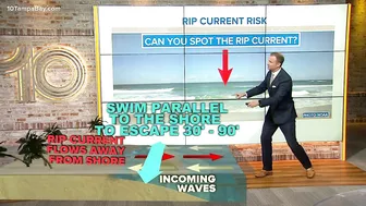 How to spot a rip current at the beach