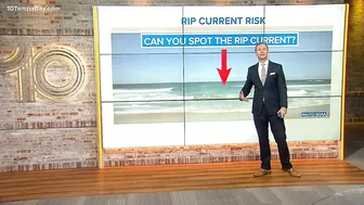 How to spot a rip current at the beach