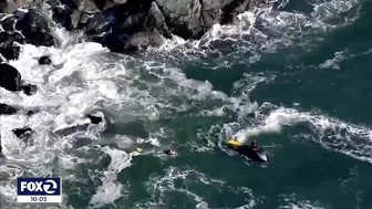 2 fishermen rescued, 1 still missing near Muir Beach overlook