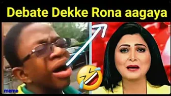 ???????? Chitra Tripathi insulted by Congress Party Spokesperson Surendra rajput | Godi Media Funny Roast