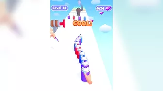 SPRAY STACK game MAX SCORE BEST ????????‍♀️???? Gameplay All Levels Walkthrough iOS Android New Game 3D Funny