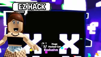 ????ROBLOX JENNA HACKER Hatches HUGE HACKED CAT in Pet Simulator X Roblox