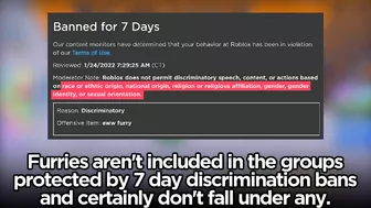 Roblox BANS "Furries"?