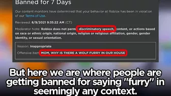 Roblox BANS "Furries"?