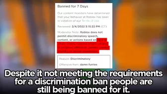 Roblox BANS "Furries"?