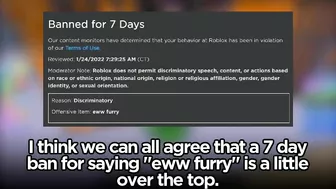 Roblox BANS "Furries"?