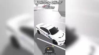 When Police Officers try to pass a driving test...!  Roblox ERLC #Shorts