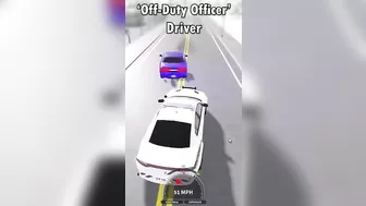 When Police Officers try to pass a driving test...!  Roblox ERLC #Shorts