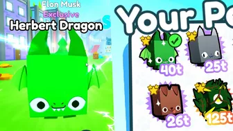 ????GOT NEW HERBERT DRAGON in Pet Simulator X *New Update Leaks* (Roblox)