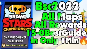 Brawl Stars Championship 2022 Guide Maps Best Comps Rewards!!????