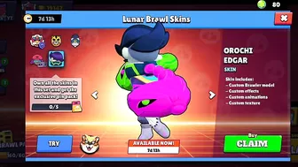 Free Orochi Edgar in the Brawl Stars store