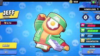 I Got MEGA RARE JEFF Brawler In Brawl Stars!????????(concept)