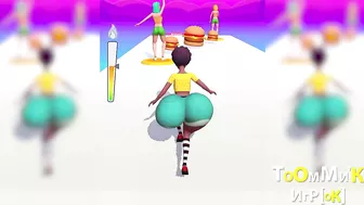 Twerk Race 3D in Max Level Gameplay iOS,Android Walkthrough New Update Trailers Game Mobile TWRYZNS