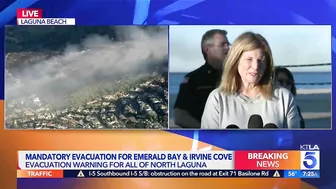 Emerald Fire: Evacuations ordered in Laguna Beach area