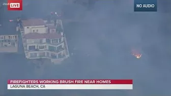 Laguna Beach brush fire burning, evacuation orders and warnings Issued