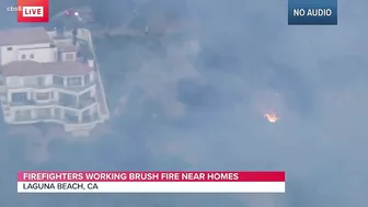 Laguna Beach brush fire burning, evacuation orders and warnings Issued