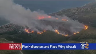 Crews Make Progress On Massive Brush Fire In Laguna Beach; Hundreds Evacuate