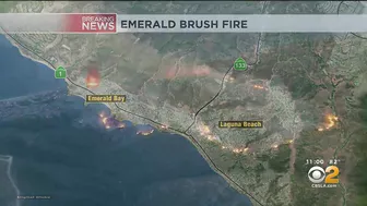 Crews Make Progress On Massive Brush Fire In Laguna Beach; Hundreds Evacuate