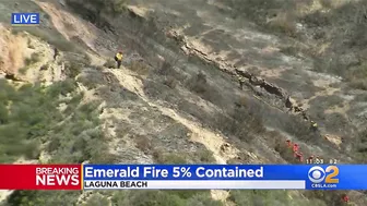 Crews Make Progress On Massive Brush Fire In Laguna Beach; Hundreds Evacuate