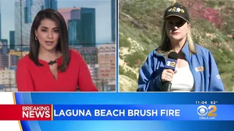 Crews Make Progress On Massive Brush Fire In Laguna Beach; Hundreds Evacuate