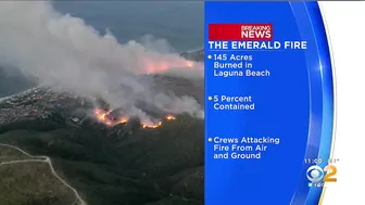 Crews Make Progress On Massive Brush Fire In Laguna Beach; Hundreds Evacuate