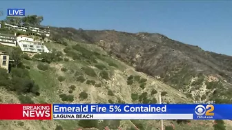 Crews Make Progress On Massive Brush Fire In Laguna Beach; Hundreds Evacuate