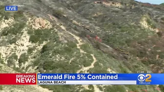 Crews Make Progress On Massive Brush Fire In Laguna Beach; Hundreds Evacuate