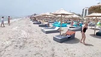 Part 3 Plaja Malagueta Beach, Relaxation, Sea, Sun, 4K video, Bikini Beach, Romania Mamaia Beach.