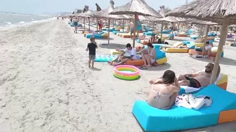 Part 3 Plaja Malagueta Beach, Relaxation, Sea, Sun, 4K video, Bikini Beach, Romania Mamaia Beach.