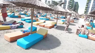 Part 3 Plaja Malagueta Beach, Relaxation, Sea, Sun, 4K video, Bikini Beach, Romania Mamaia Beach.