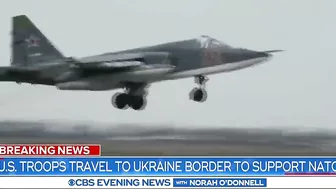 U.S. troops travel to Ukraine border to support NATO