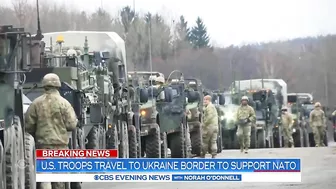 U.S. troops travel to Ukraine border to support NATO