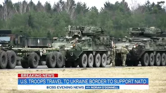 U.S. troops travel to Ukraine border to support NATO