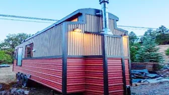 Custom Built Trainride Tiny House - Solid To Travel Anywhere